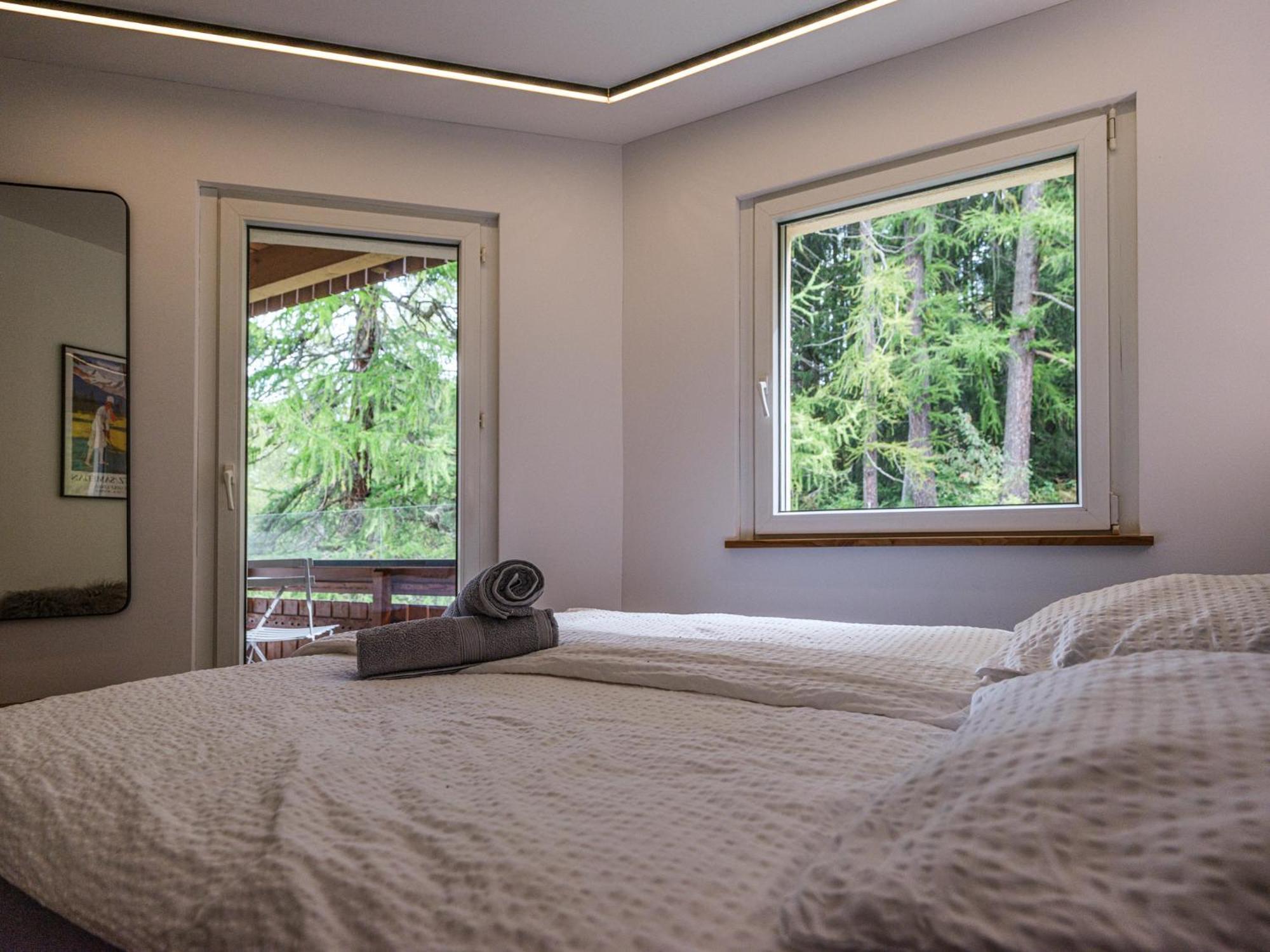Luxury Mountain Apartment With Private Sauna And Underground Parking Sankt Moritz Buitenkant foto