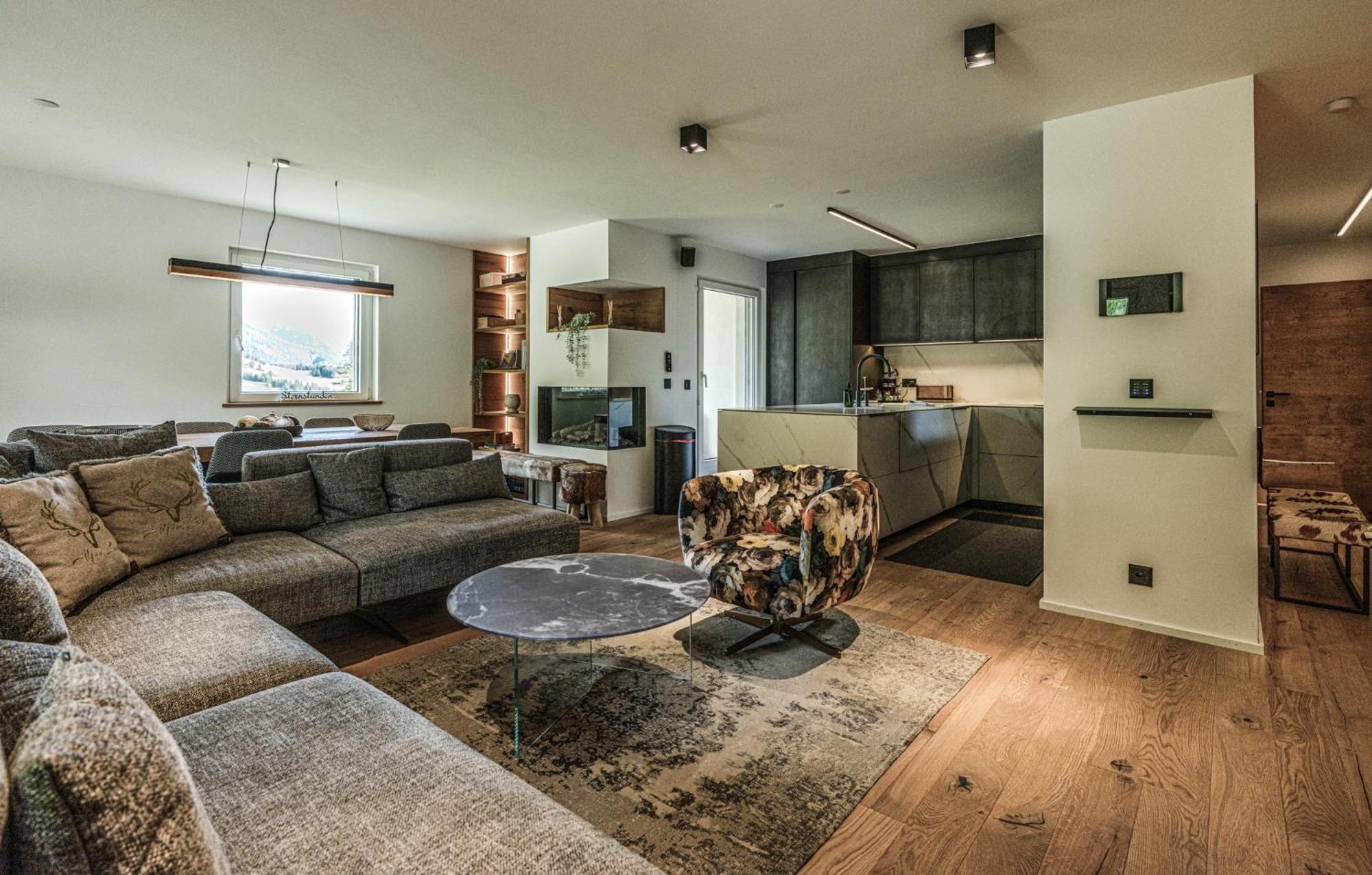 Luxury Mountain Apartment With Private Sauna And Underground Parking Sankt Moritz Buitenkant foto