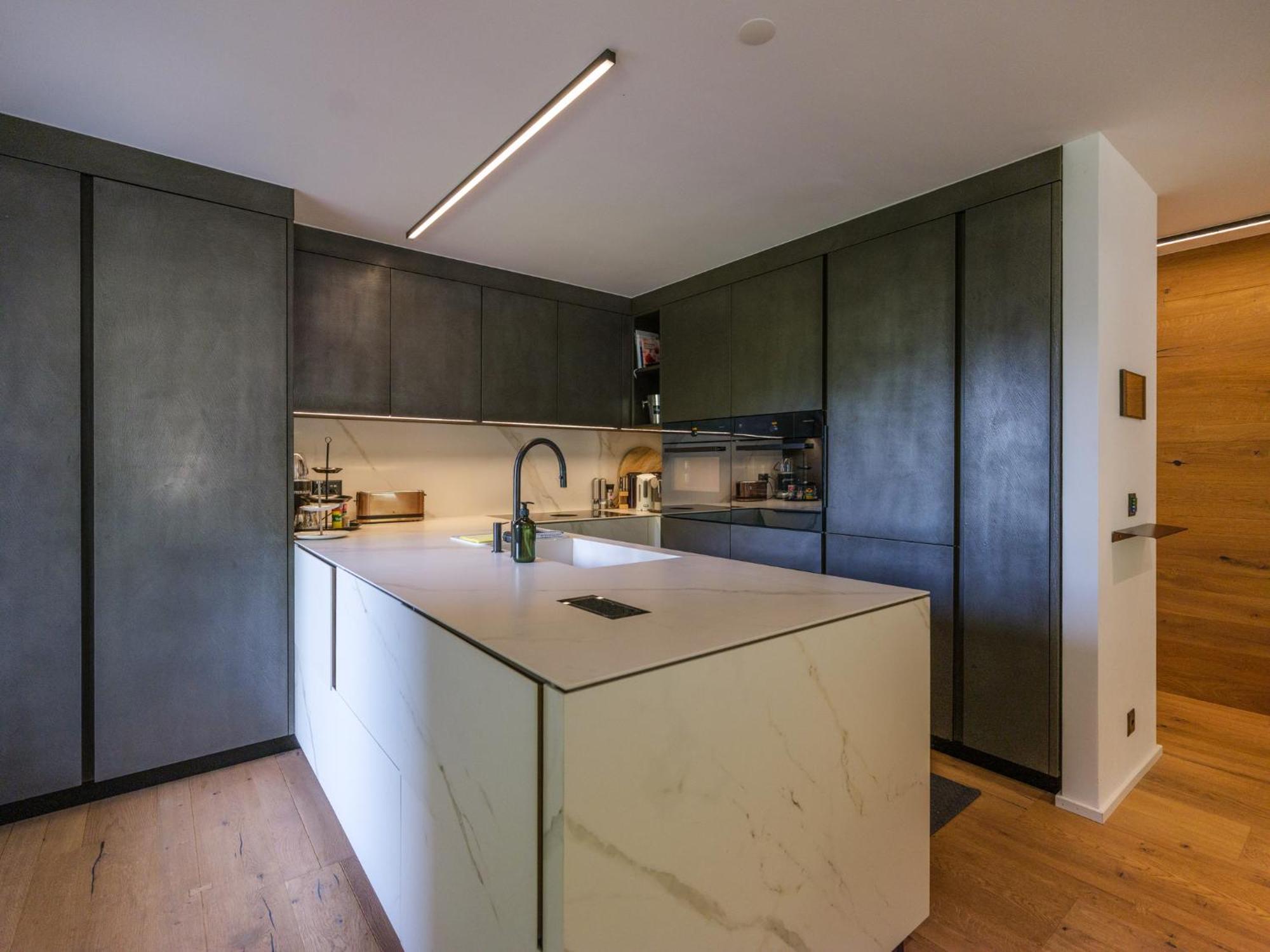 Luxury Mountain Apartment With Private Sauna And Underground Parking Sankt Moritz Buitenkant foto